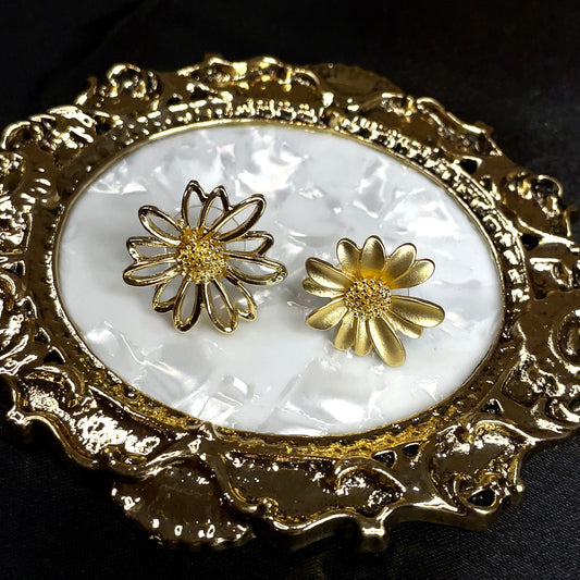 Mismatched Sunflower Studs