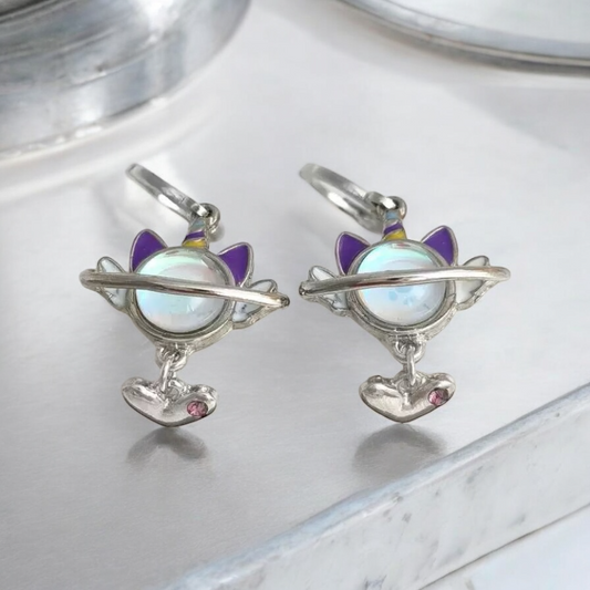 Kitty UFO Earrings