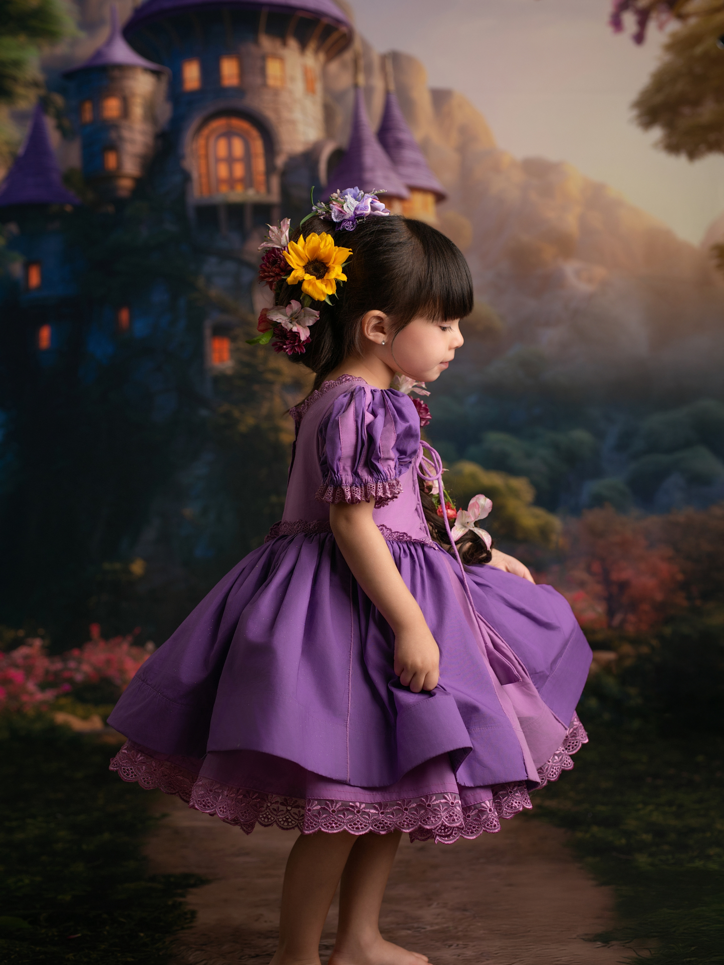 Lilac Rapunzel Dress