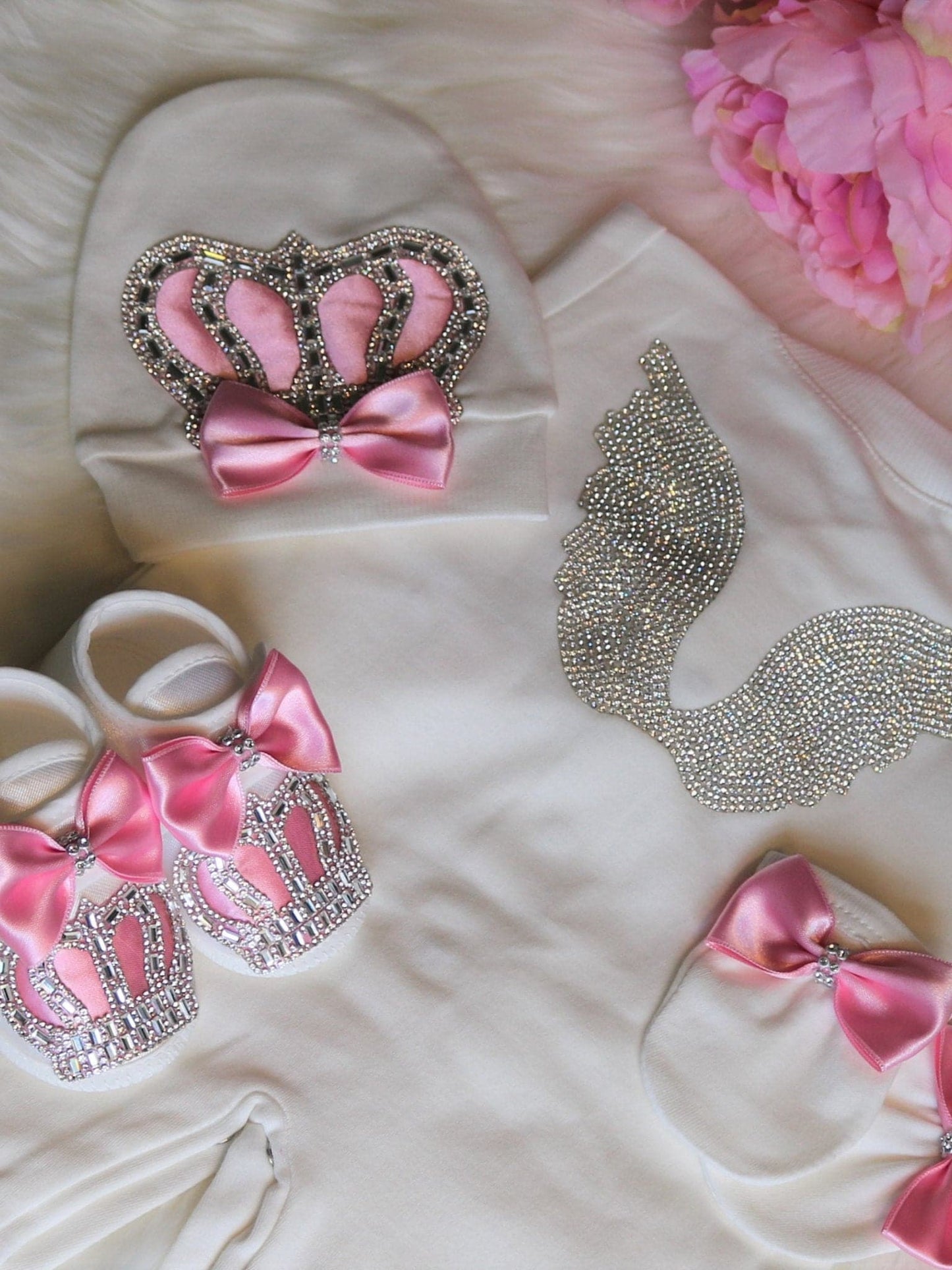 Pink Crown Outfit - Western By Zari